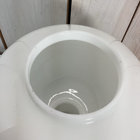 Vintage Milkglass Globe Shade with Chimney - Picture 7 of 10